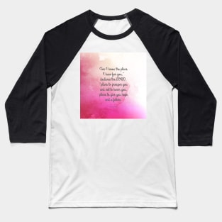 Jeremiah 29:11, Inspiring Bible Quote Baseball T-Shirt